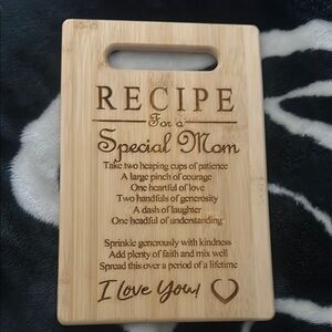 Source Unknown Brown Kitchen Tool Cutting Board